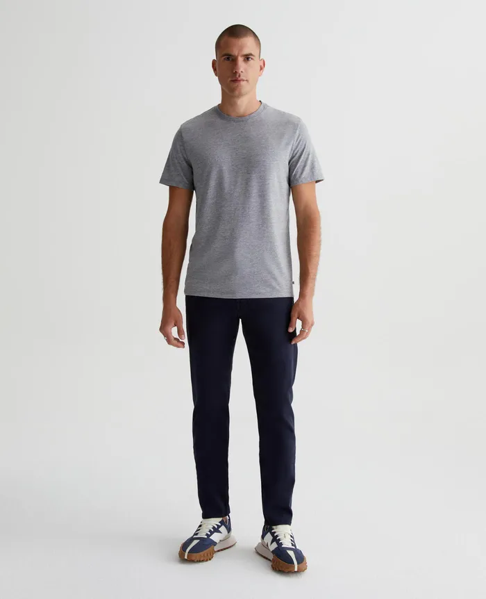 AG Jeans Tees Men Bryce Crew HEATHER GREY AG Jeans Tees Men Bryce Crew HEATHER GREY