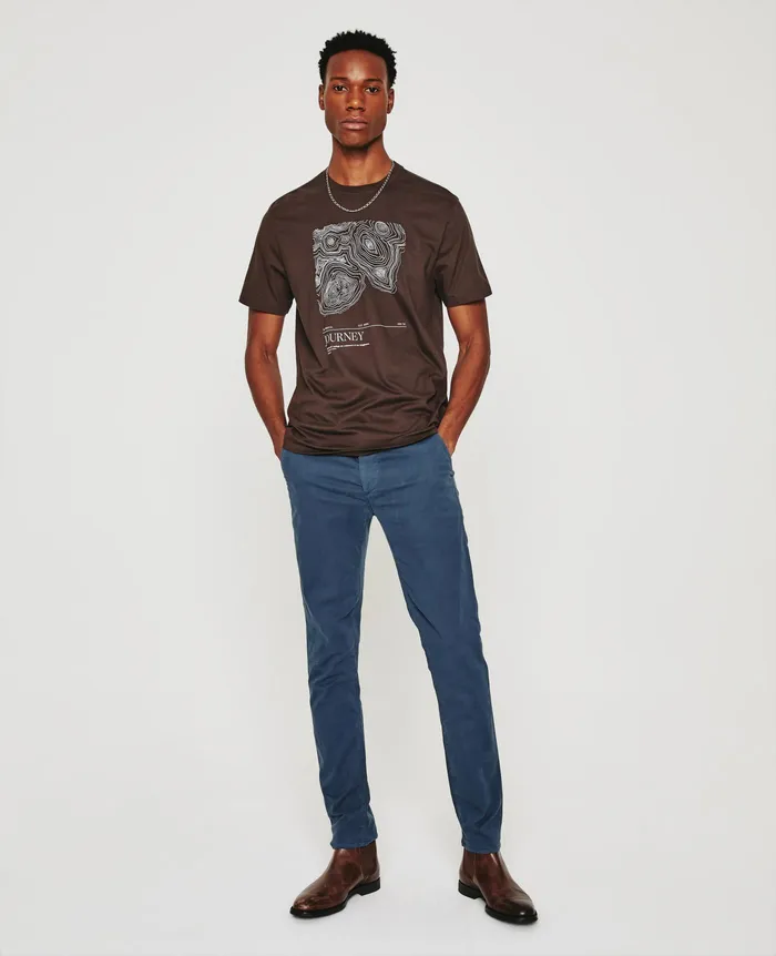 AG Jeans Tees Men Bryce Crew JOURNEY ANTIQUE BROWN AG Jeans Tees Men Bryce Crew JOURNEY ANTIQUE BROWN