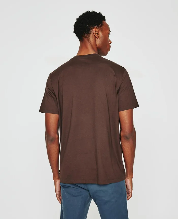 AG Jeans Tees Men Bryce Crew JOURNEY ANTIQUE BROWN AG Jeans Tees Men Bryce Crew JOURNEY ANTIQUE BROWN