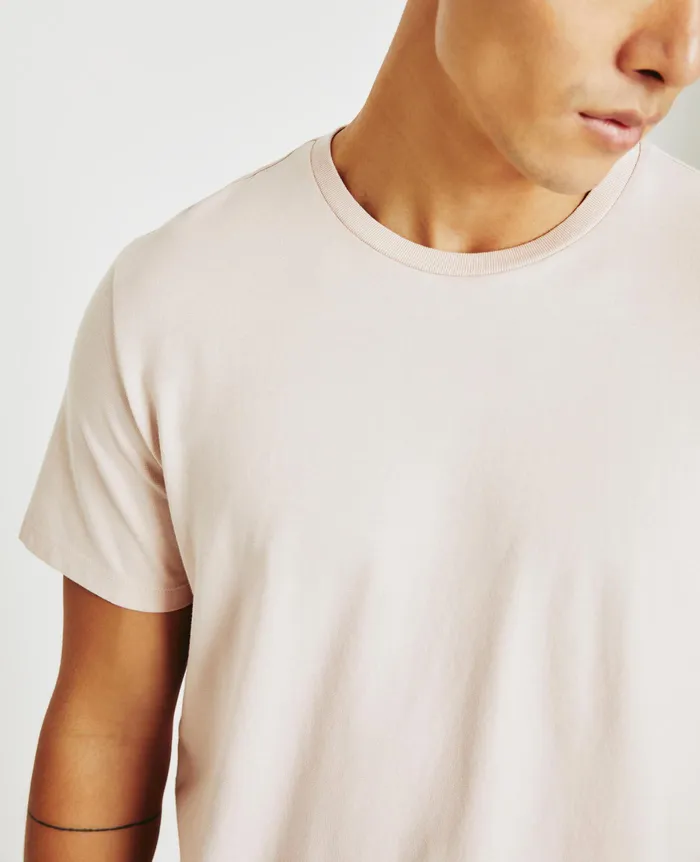 AG Jeans Tees Men Bryce Crew VINTAGE PINK