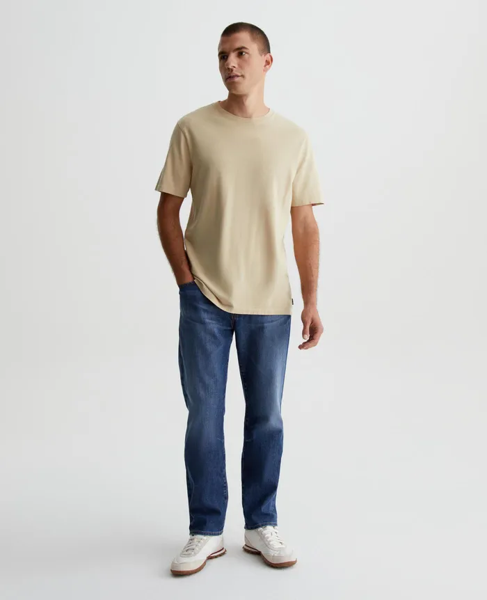 AG Jeans Tees Men Bryce Crew WHEAT FIELDS AG Jeans Tees Men Bryce Crew WHEAT FIELDS