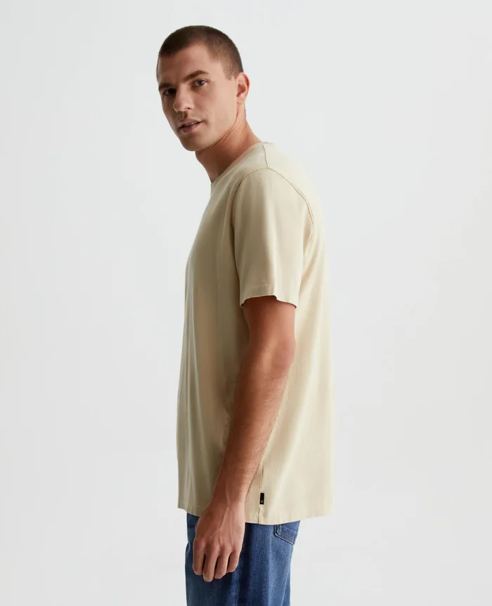 AG Jeans Tees Men Bryce Crew WHEAT FIELDS AG Jeans Tees Men Bryce Crew WHEAT FIELDS