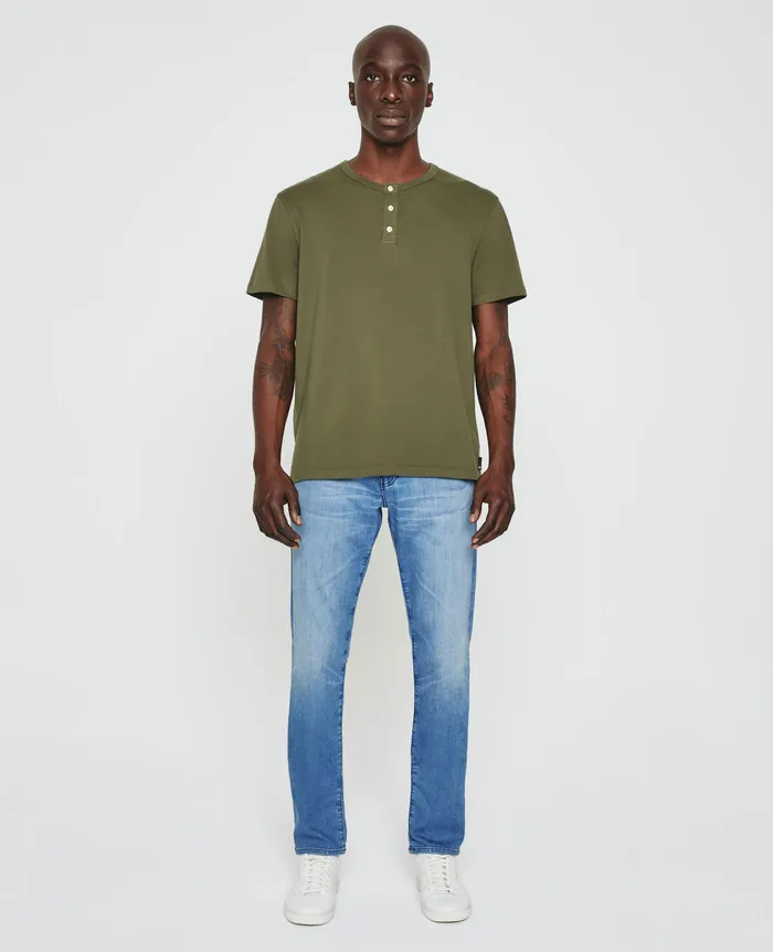 AG Jeans Tees Men Bryce Short Sleeve Henley SHADY MOSS AG Jeans Tees Men Bryce Short Sleeve Henley SHADY MOSS