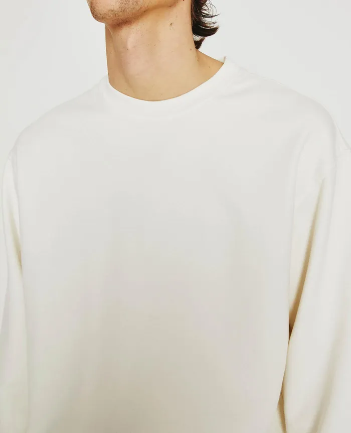 AG Jeans Tees Men Liam Crew IVORY DUST AG Jeans Tees Men Liam Crew IVORY DUST