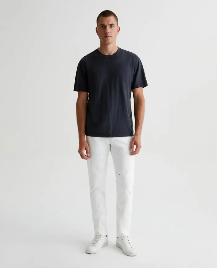 AG Jeans Tees Men Wesley Crew 5 YEARS TRUE BLACK