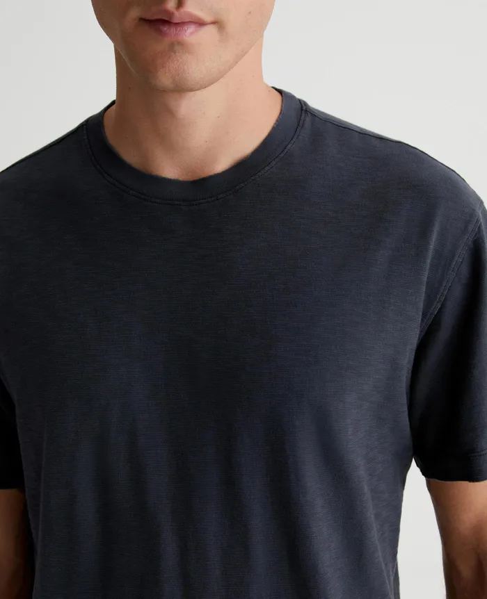 AG Jeans Tees Men Wesley Crew 5 YEARS TRUE BLACK