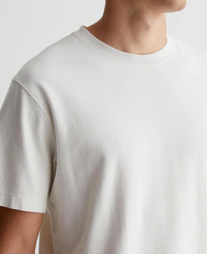 AG Jeans Tees Men Wesley Crew IVORY DUST AG Jeans Tees Men Wesley Crew IVORY DUST