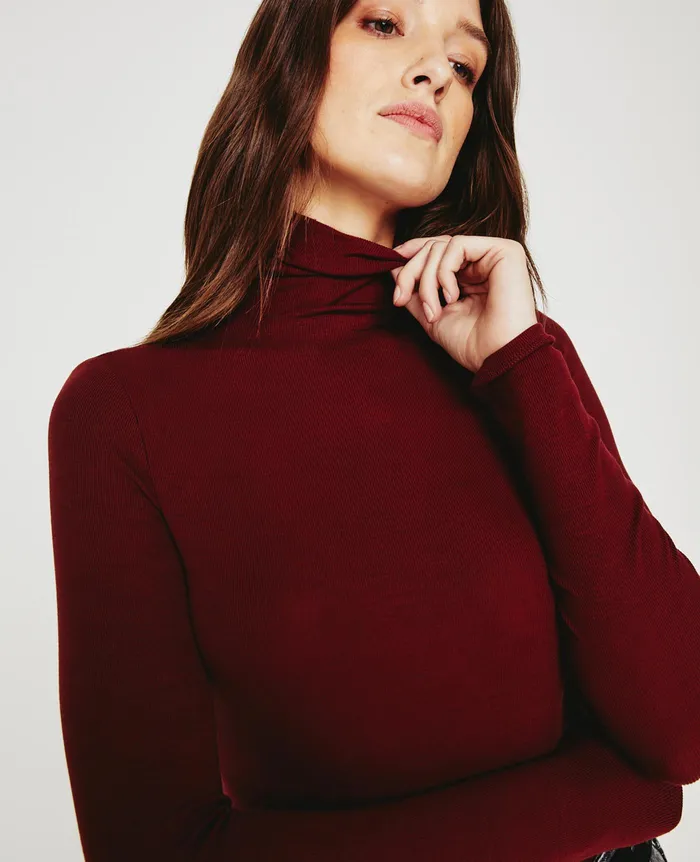 AG Jeans Tops and Shirts Women Chels Turtleneck DARK SANGRIA AG Jeans Tops and Shirts Women Chels Turtleneck DARK SANGRIA