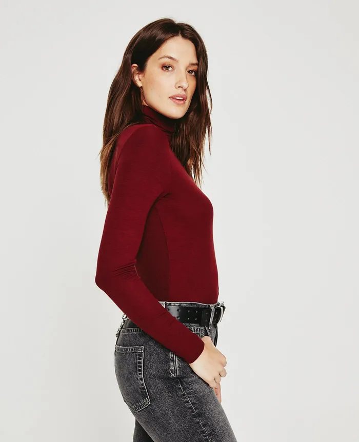 AG Jeans Tops and Shirts Women Chels Turtleneck DARK SANGRIA AG Jeans Tops and Shirts Women Chels Turtleneck DARK SANGRIA