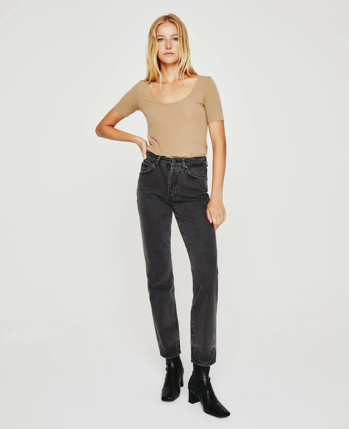 AG Jeans Tops and Shirts Women Jaxon Scoop STUDIO TAUPE