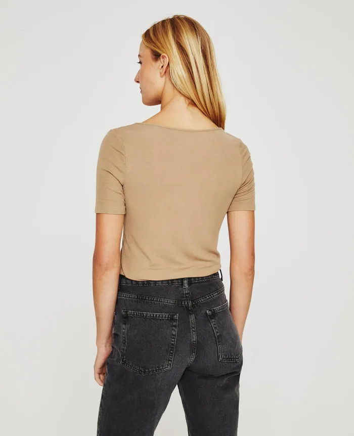 AG Jeans Tops and Shirts Women Jaxon Scoop STUDIO TAUPE