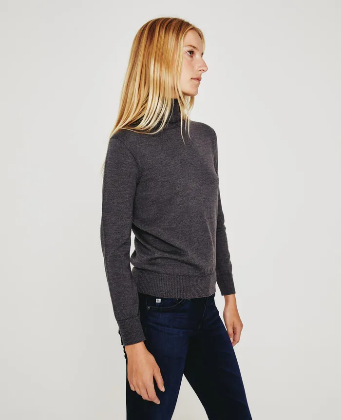 AG Jeans Tops and Shirts Women Zuri Turtleneck HEATHER CHARCOAL