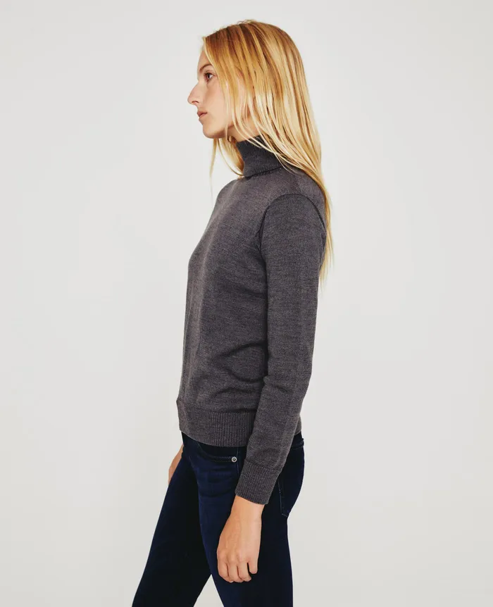 AG Jeans Tops and Shirts Women Zuri Turtleneck HEATHER CHARCOAL