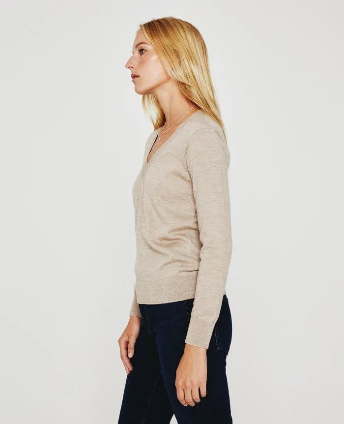 AG Jeans Tops and Shirts Women Zuri Vee OATMILK AG Jeans Tops and Shirts Women Zuri Vee OATMILK