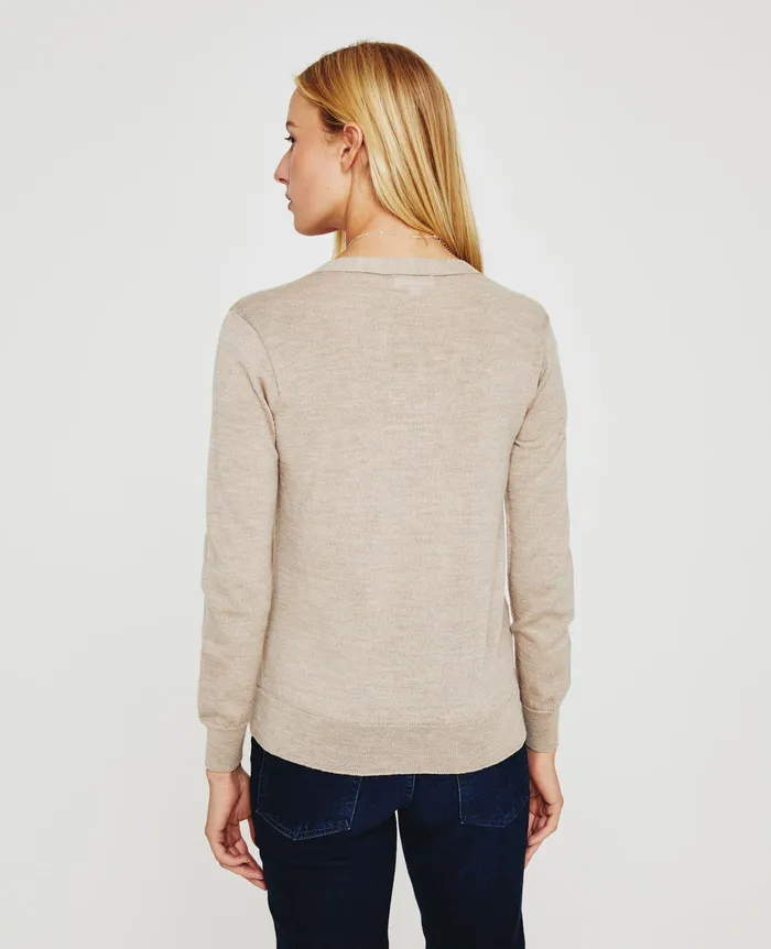 AG Jeans Tops and Shirts Women Zuri Vee OATMILK AG Jeans Tops and Shirts Women Zuri Vee OATMILK