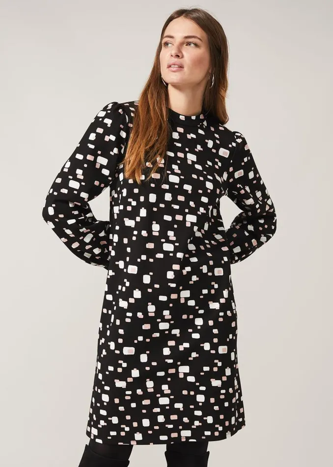 Agnes Tunic Dress Black Women Phase Eight Dresses