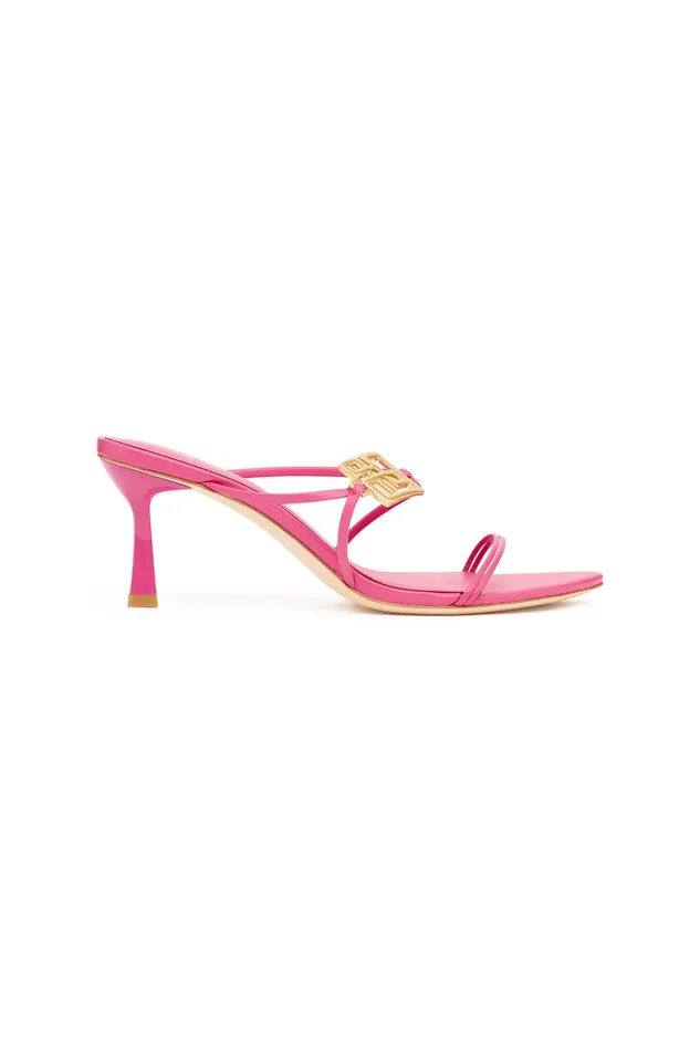 Aje Acacia Strappy Mule Brilliant Pink Women Shoes