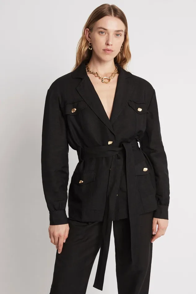 Aje Apres Jacket Black Women Blazers Jackets and Coats