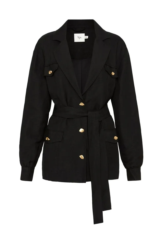 Aje Apres Jacket Black Women Blazers Jackets and Coats