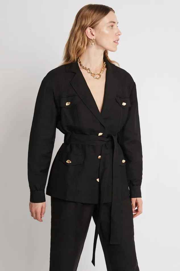 Aje Apres Jacket Black Women Blazers Jackets and Coats