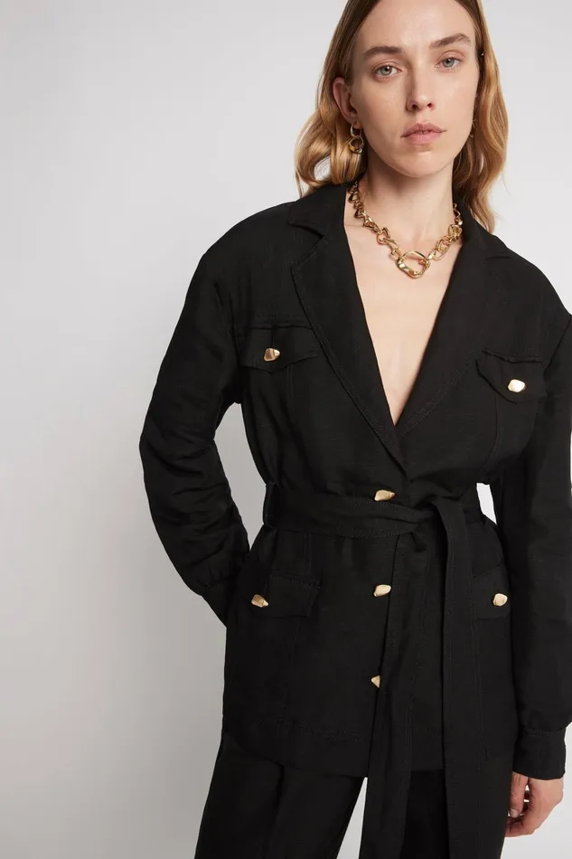 Aje Apres Jacket Black Women Blazers Jackets and Coats
