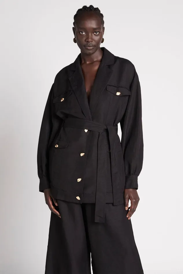 Aje Apres Jacket Black Women Blazers Jackets and Coats