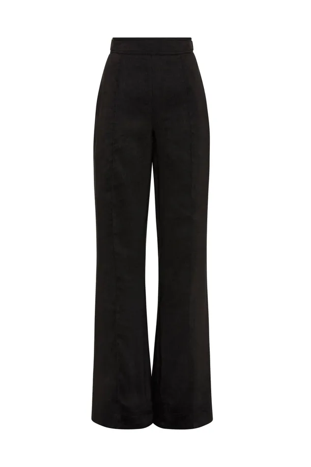 Aje Elements Flared Pant Black Women Pants