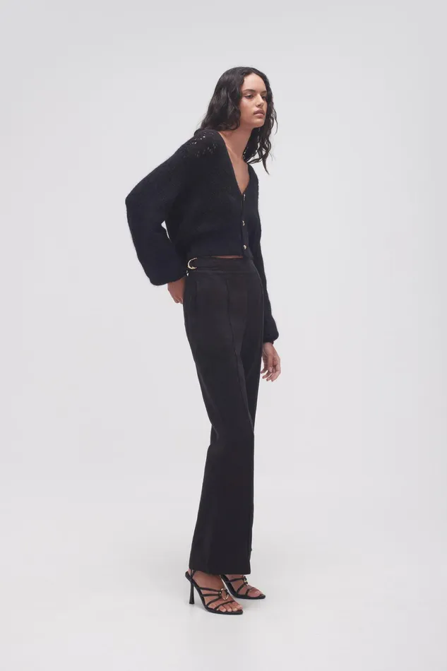 Aje Elements Flared Pant Black Women Pants