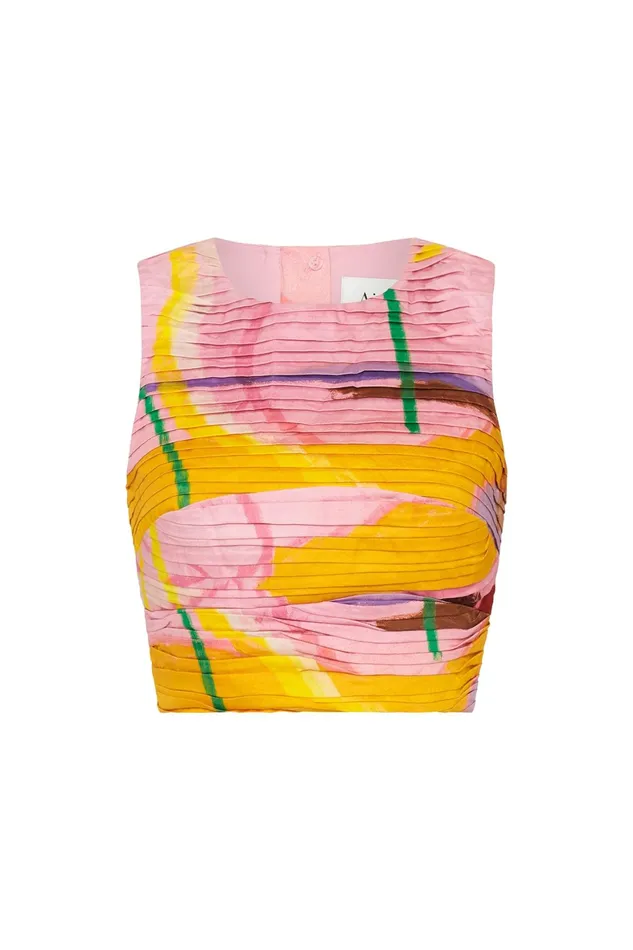 Aje Palette Ruched Top Expression Women Tops