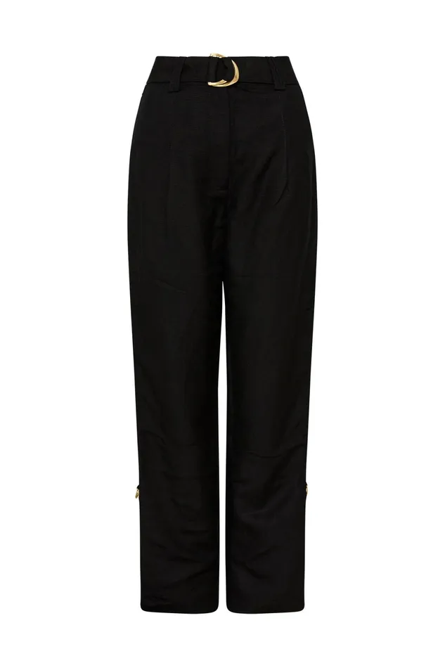 Aje Signal Logo Pant Black Women Pants