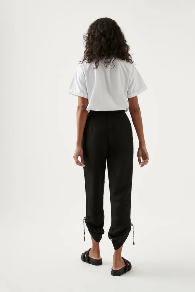 Aje Signal Logo Pant Black Women Pants