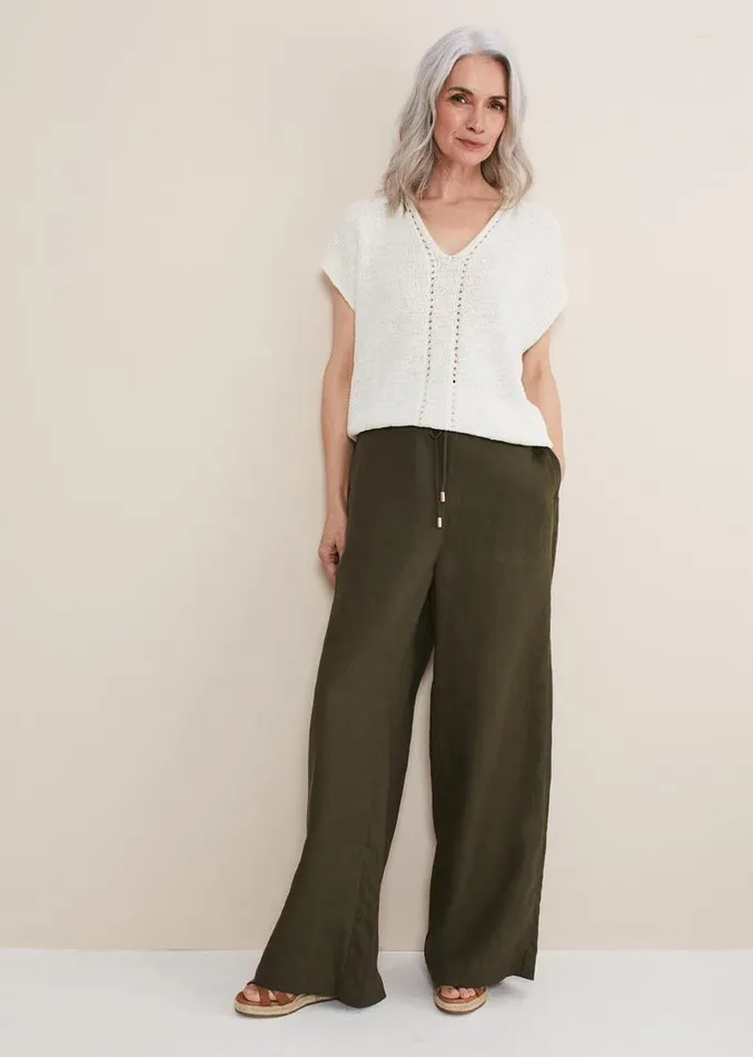 Alana Textured Knit White Women Phase Eight Knitwear