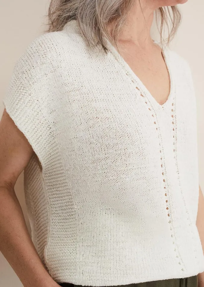 Alana Textured Knit White Women Phase Eight Knitwear