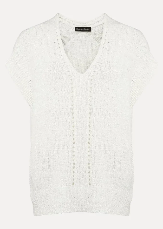 Alana Textured Knit White Women Phase Eight Knitwear