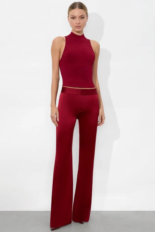 Alice Olivia Andrew Pant Garnet Women Pants
