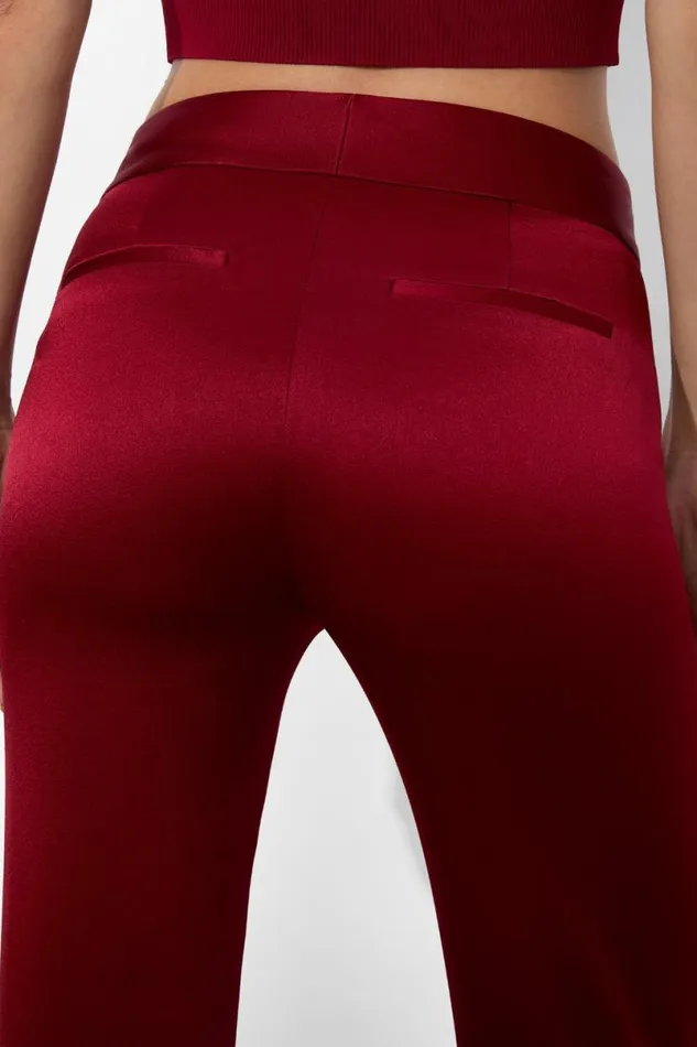 Alice Olivia Andrew Pant Garnet Women Pants