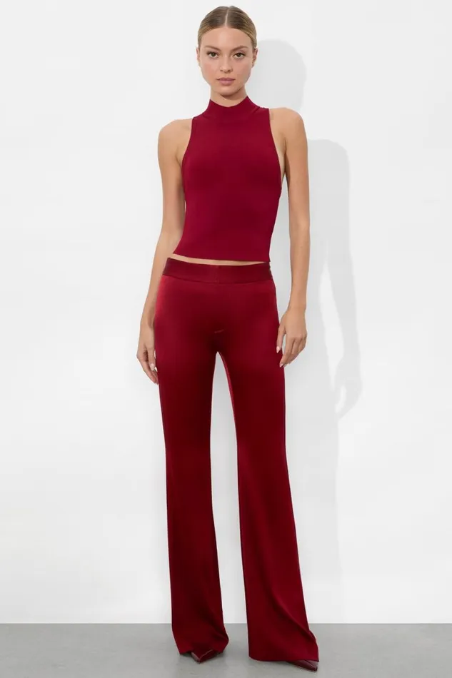 Alice Olivia Andrew Pant Garnet Women Pants
