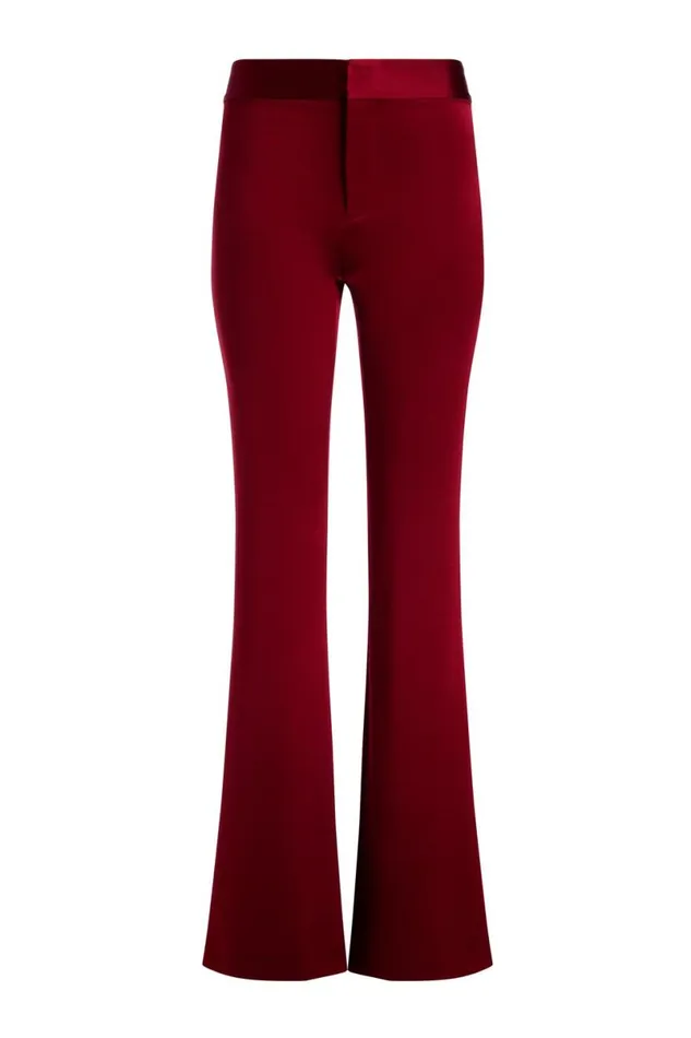 Alice Olivia Andrew Pant Garnet Women Pants