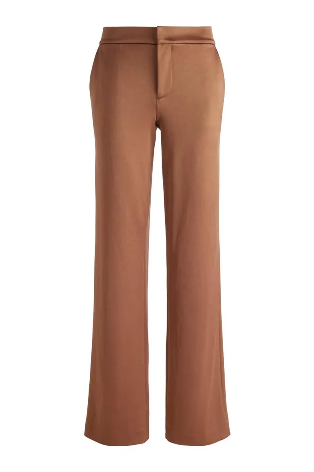 Alice Olivia Calvin Trouser Camel Women Pants