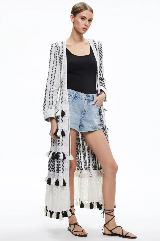 Alice Olivia Daryn Sculpting Tank Black Women Tops