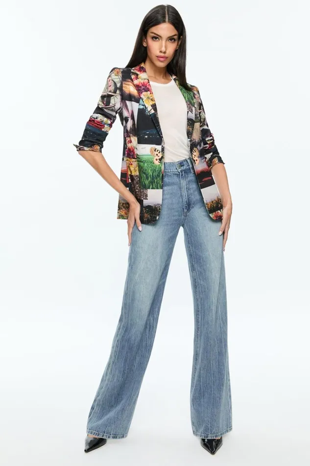 Alice Olivia Macey Blazer Eco Fusion Women Outerwear