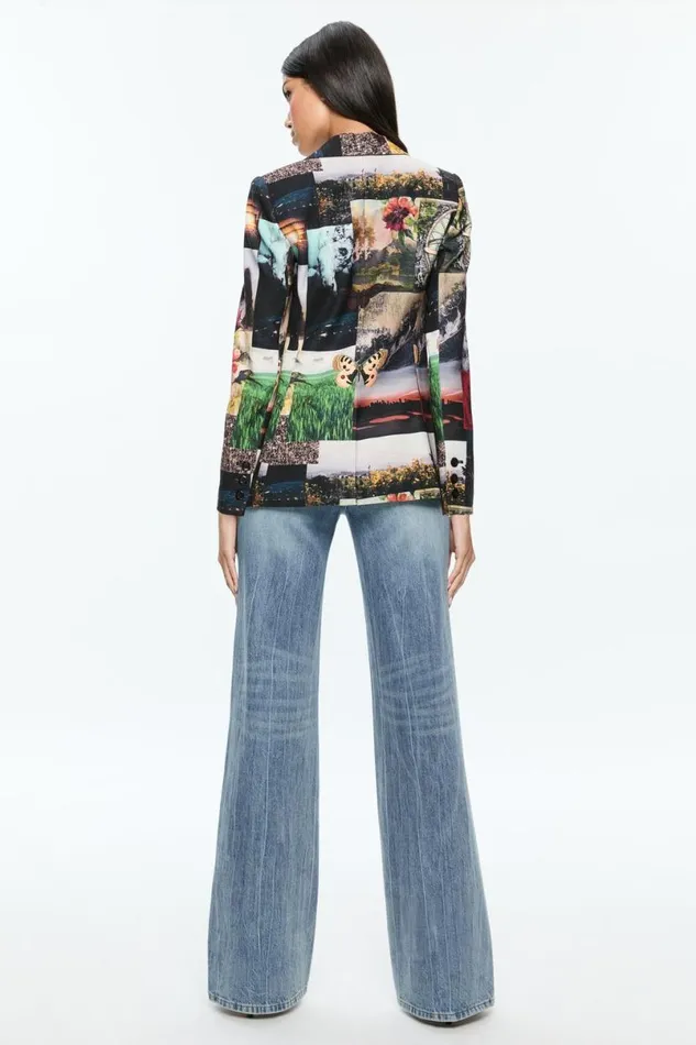 Alice Olivia Macey Blazer Eco Fusion Women Outerwear