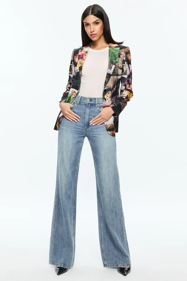 Alice Olivia Macey Blazer Eco Fusion Women Outerwear