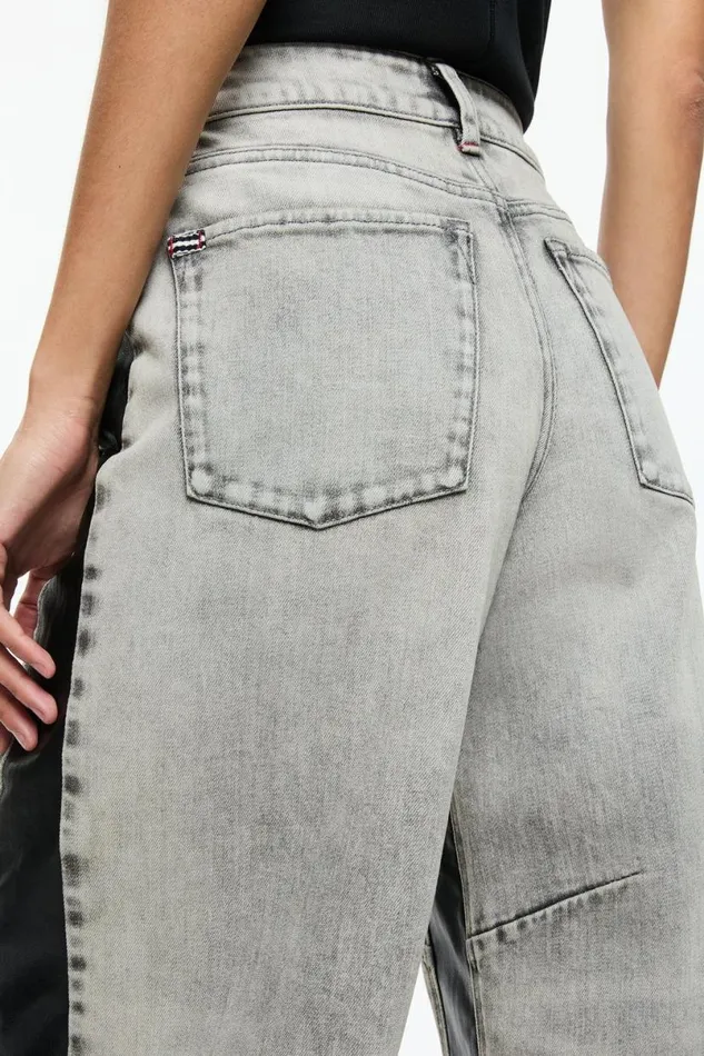 Alice Olivia Parker Jean Hayden Smokey Grey Women Pants