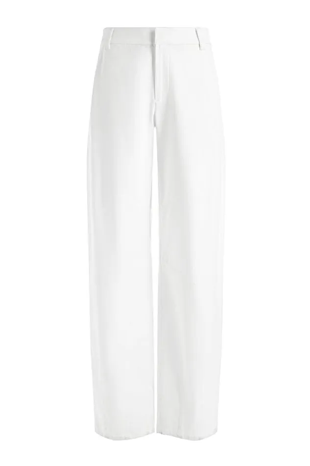 Alice Olivia Porter Balloon Trouser Off White Women Pants
