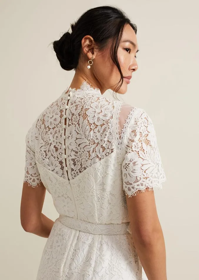 Amaliah Lace Jumpsuit Ivory Women Phase Eight Dresses