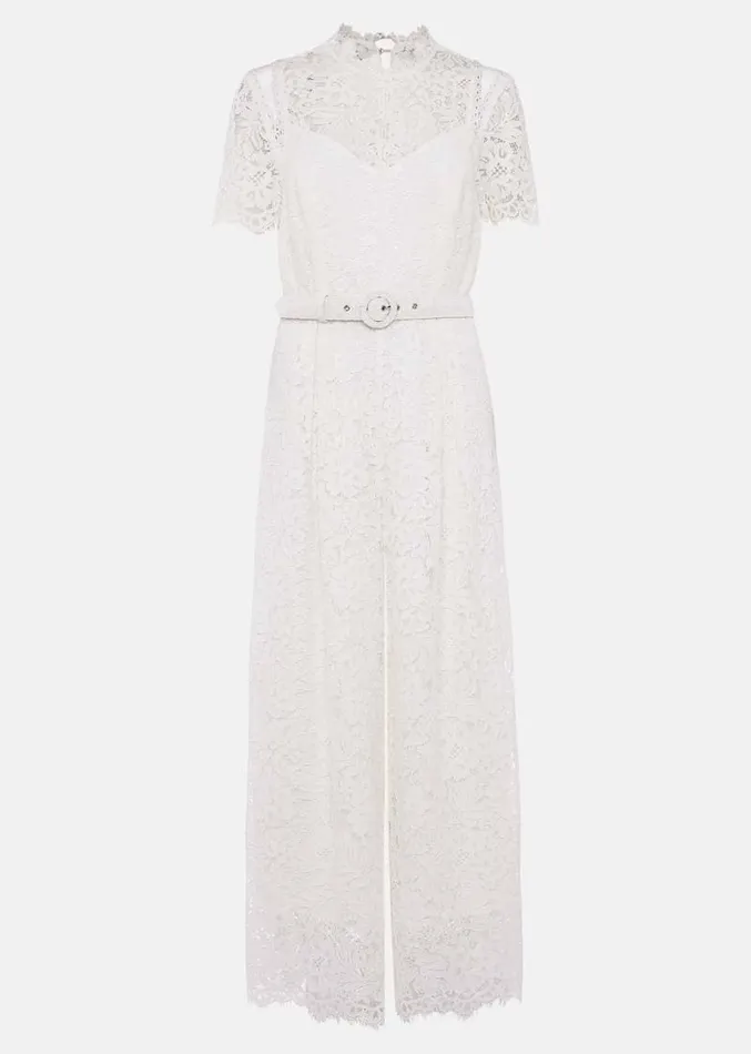 Amaliah Lace Jumpsuit Ivory Women Phase Eight Dresses
