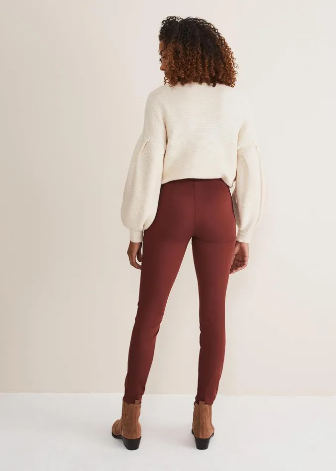 Amina Jegging Conker Women Phase Eight Trousers