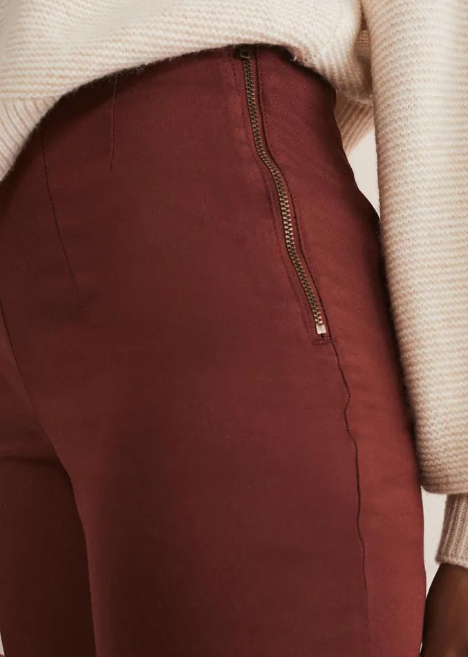 Amina Jegging Conker Women Phase Eight Trousers