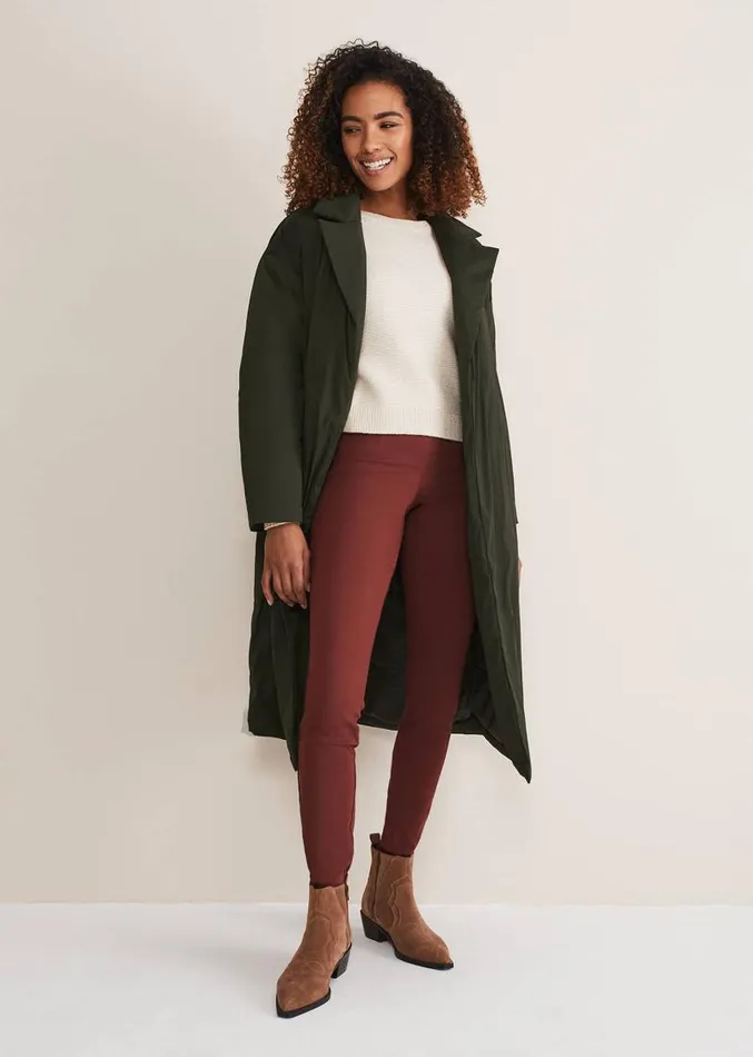 Amina Jegging Conker Women Phase Eight Trousers